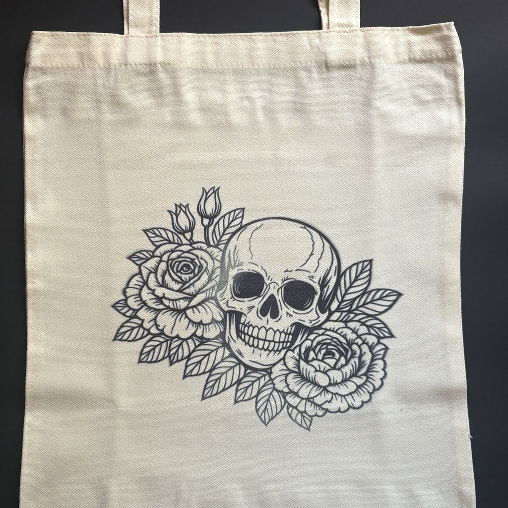 Roseborne Remnant Tote Bag | Dark Floral Gothic Style