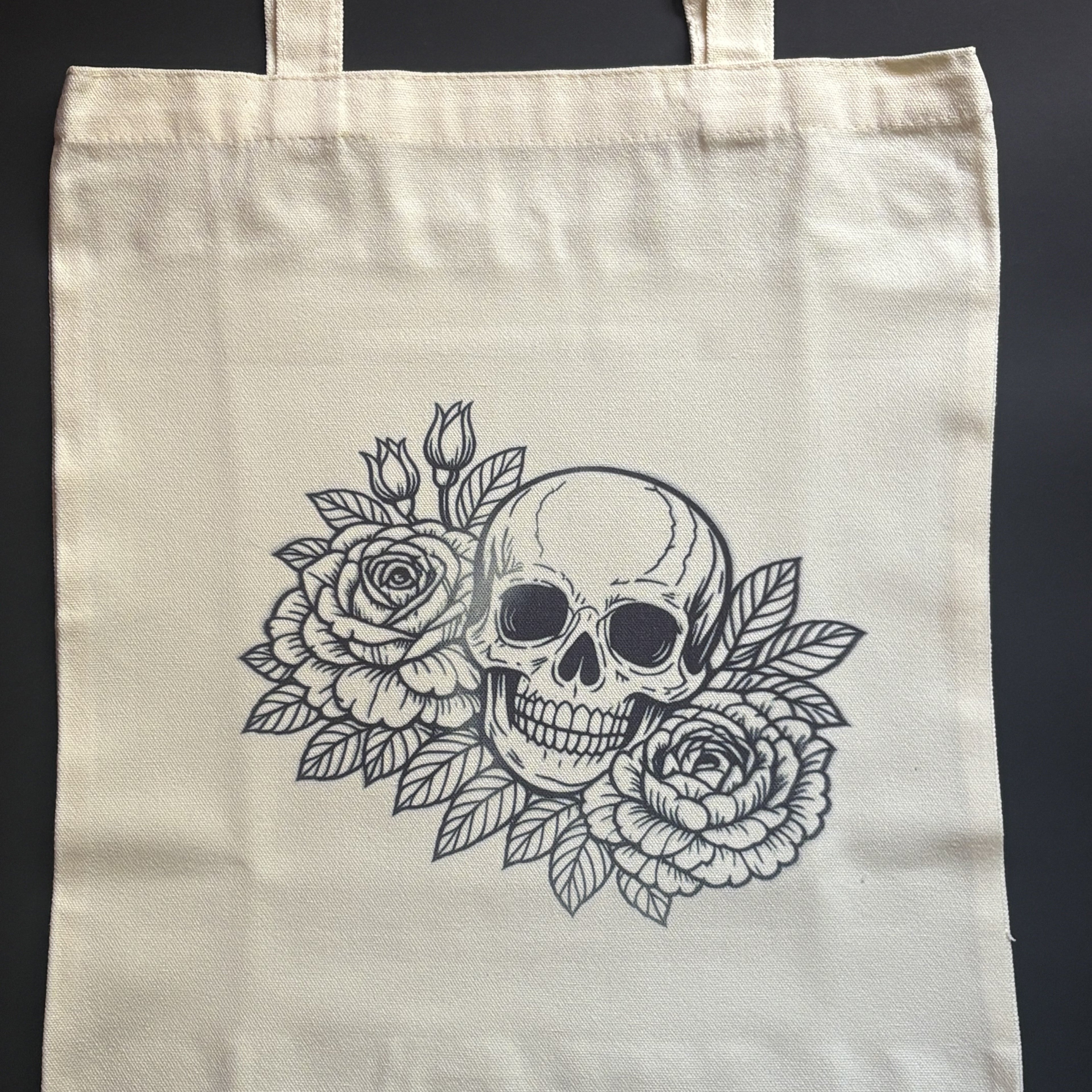 Roseborne Remnant Tote Bag | Dark Floral Gothic Style