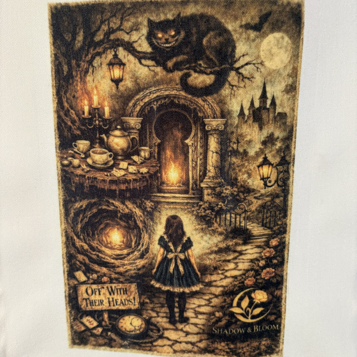 Enchanted Pathway Tote Bag | Gothic Botanical Artwork