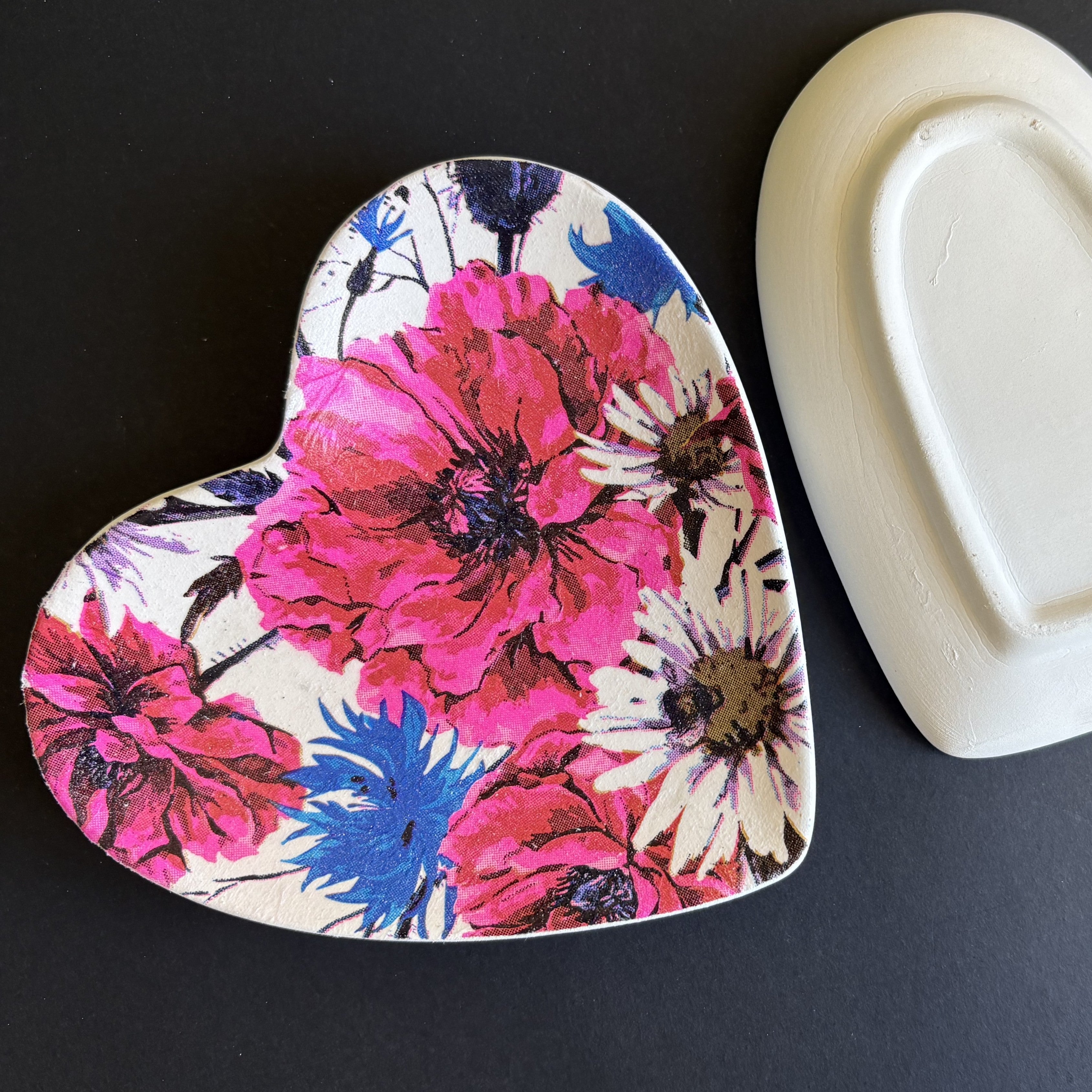 Wild Garden Whispers | Heart Ceramic Trinket Tray