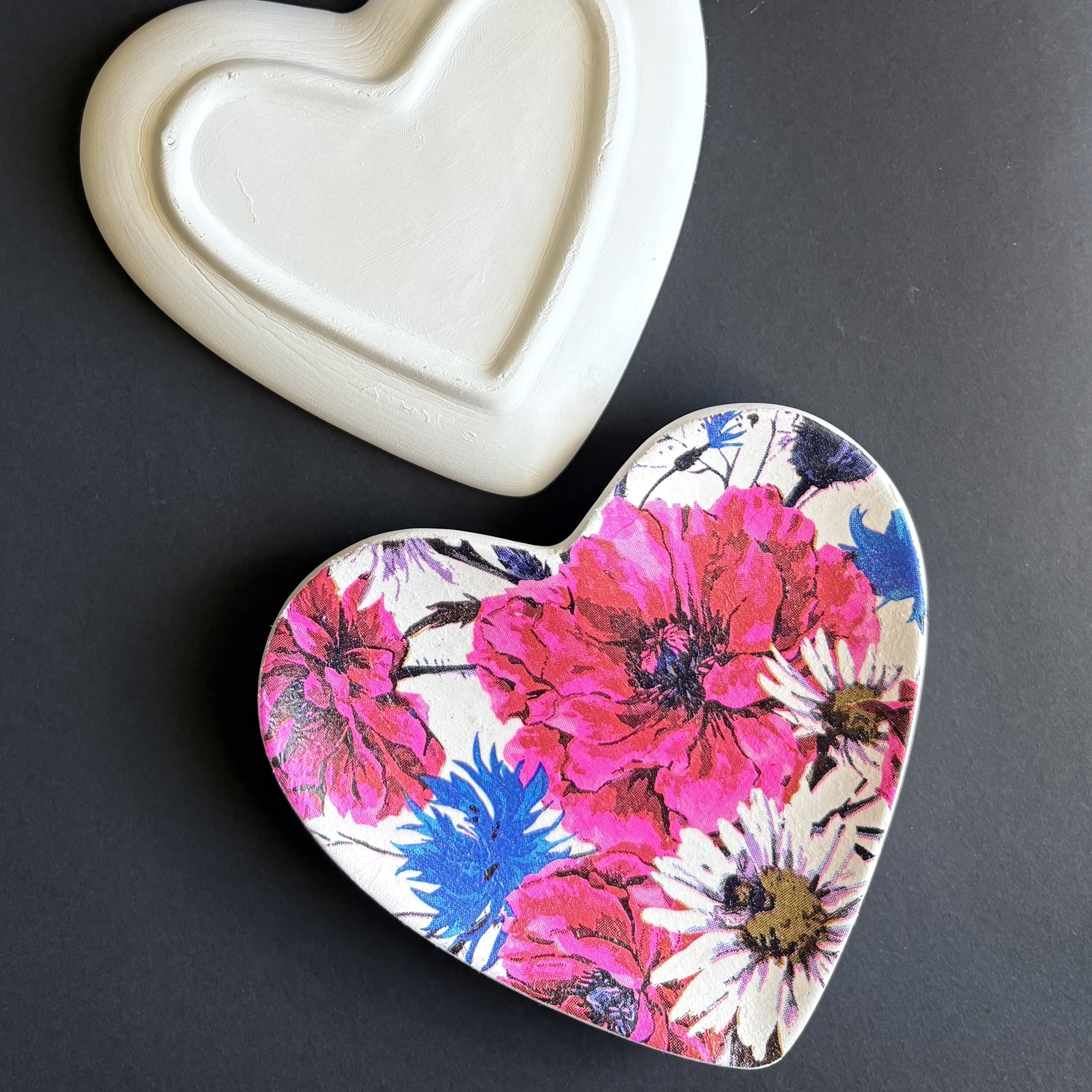 Wild Garden Whispers | Heart Ceramic Trinket Tray